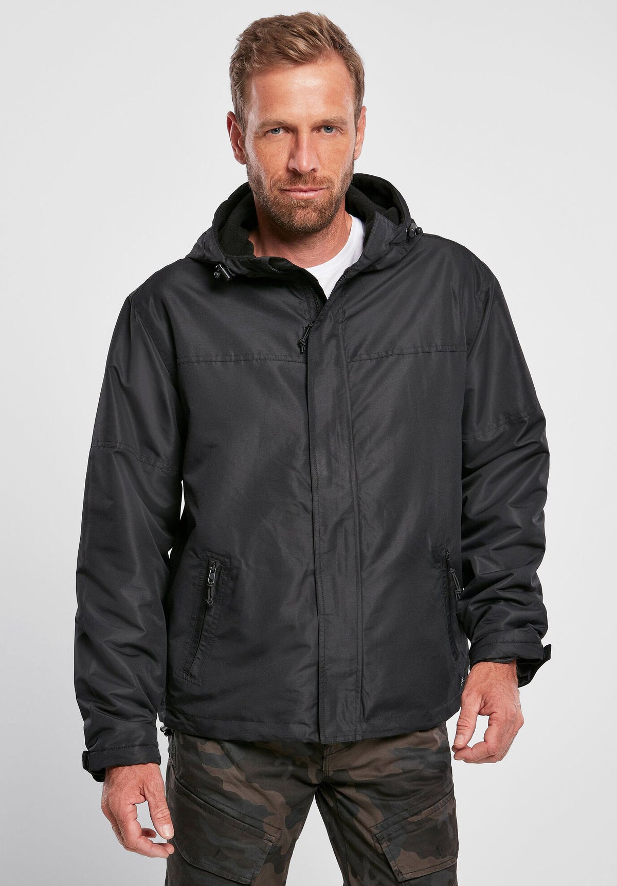 Brandit Windbreaker Frontzip bunda, čierna