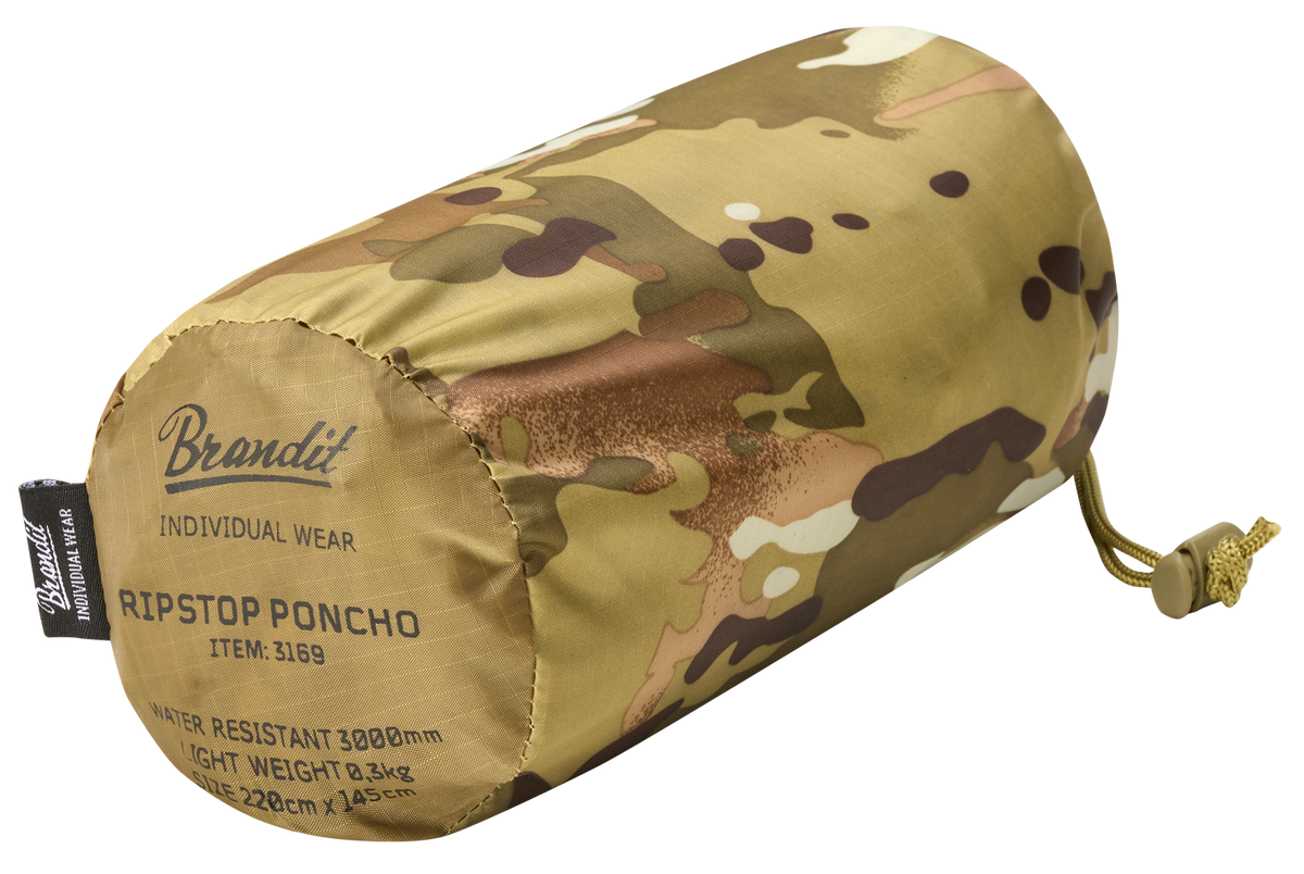 Brandit Ripstop pončo taktické, tactical camo