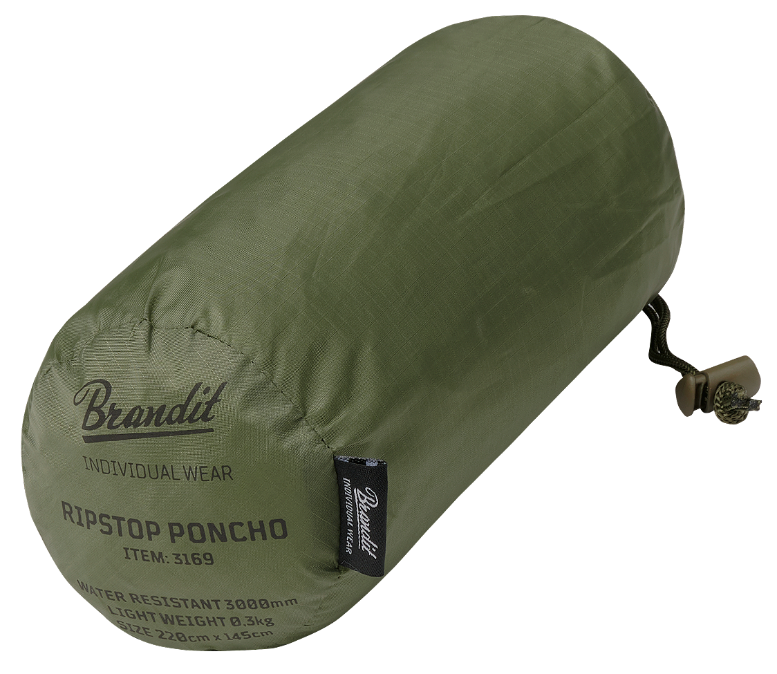 Brandit Ripstop pončo, olivová