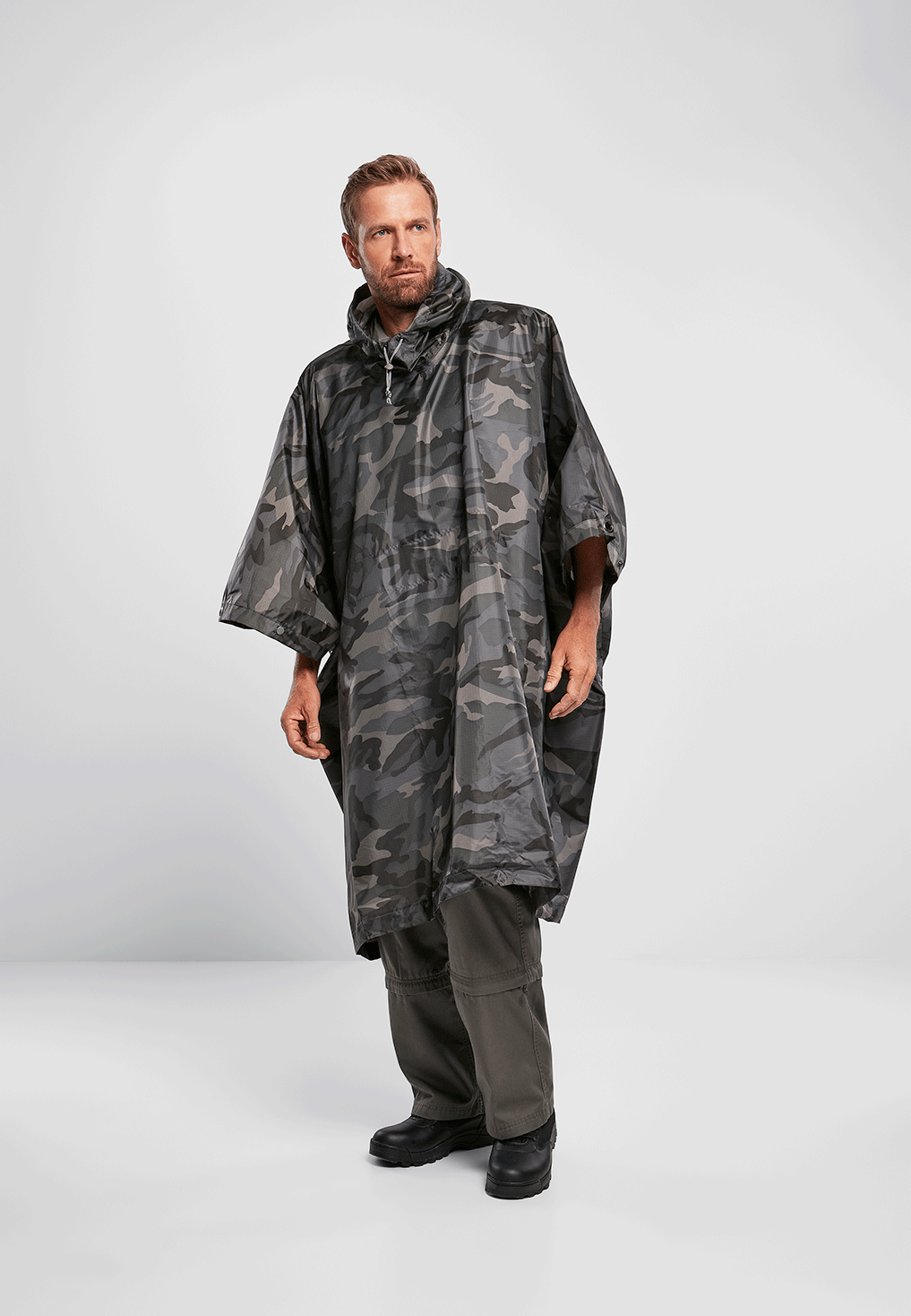 Brandit Ripstop pončo, darkcamo
