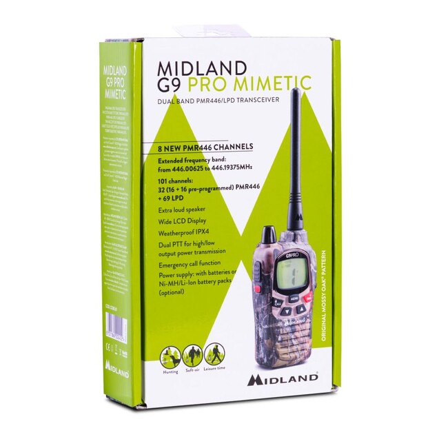 Midland G9 Pro Πομπός Ασύρματος, Camo