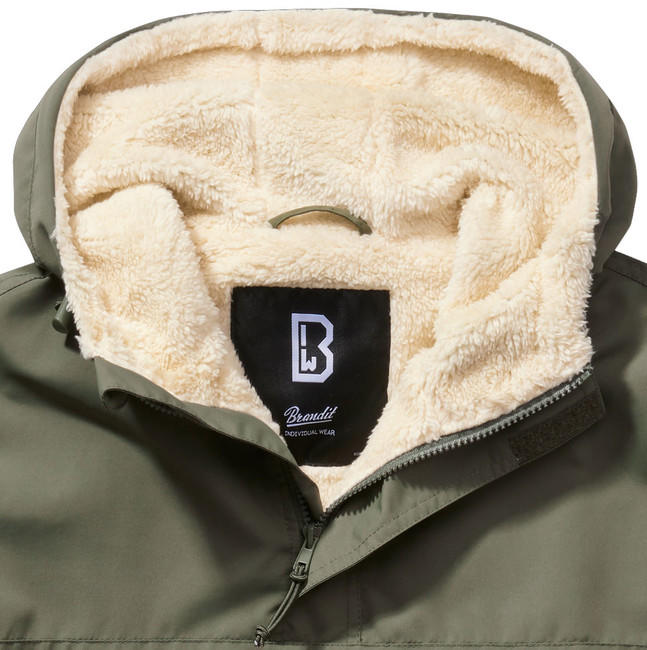 Brandit Windbreaker-Jacke Sherpa, oliv