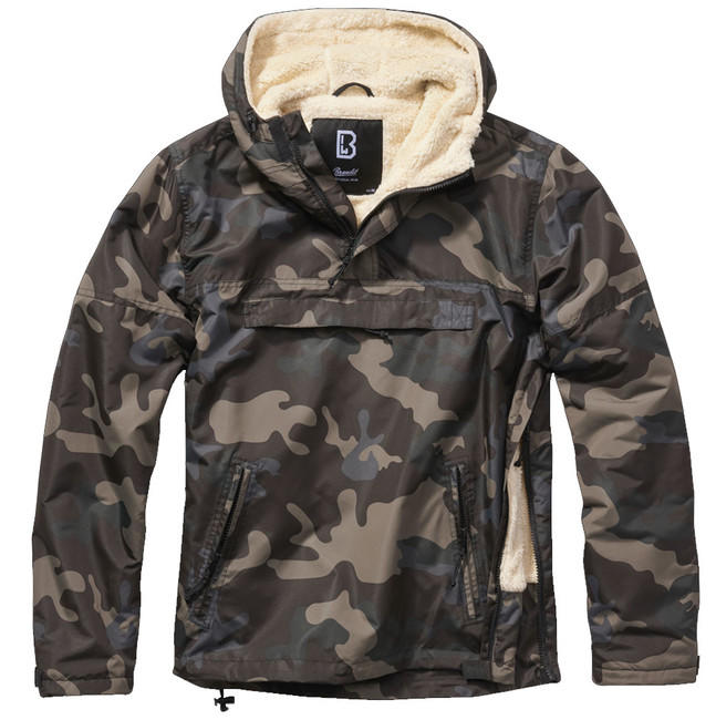Brandit Windbreaker-Jacke Sherpa, darkcamo