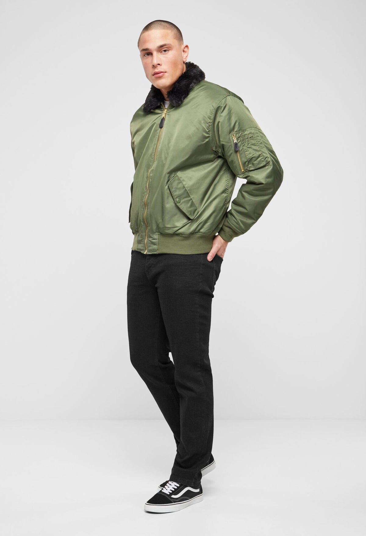 Brandit MA2 Bomber Jacket bunda, olivová