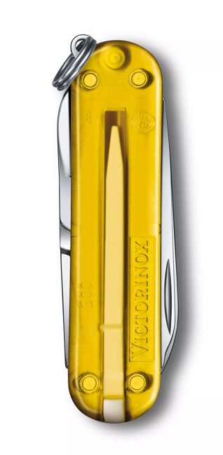 Victorinox Vreckový nôž Classic SD Transparent, žltá