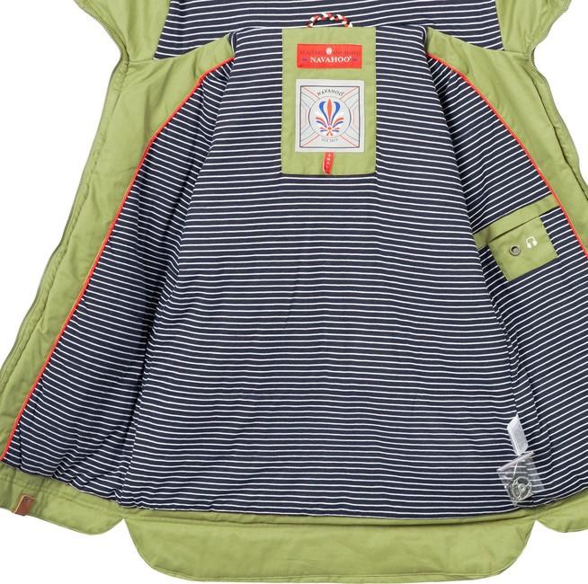 Navahoo Wekoo damen Übergangsjacke mit Kapuze, grün