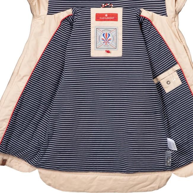 Navahoo Wekoo damen Übergangsjacke mit Kapuze, Beige