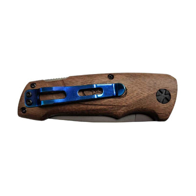 Walther BWK 2 Messer blau Holz Walnuss