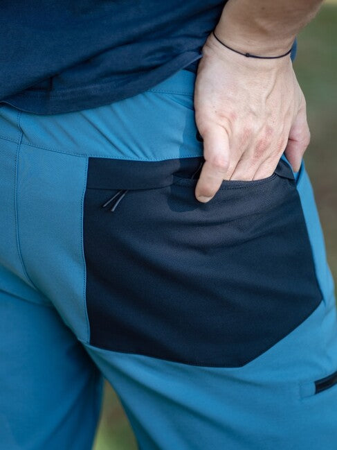 HUSKY Kavia herren sofstshell-hose, türkis/schwarz