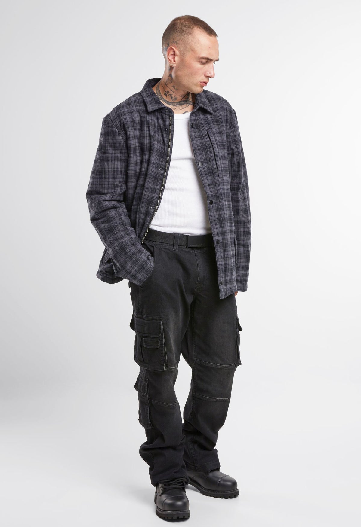 Brandit Classic Sherpa bunda, anthra-black