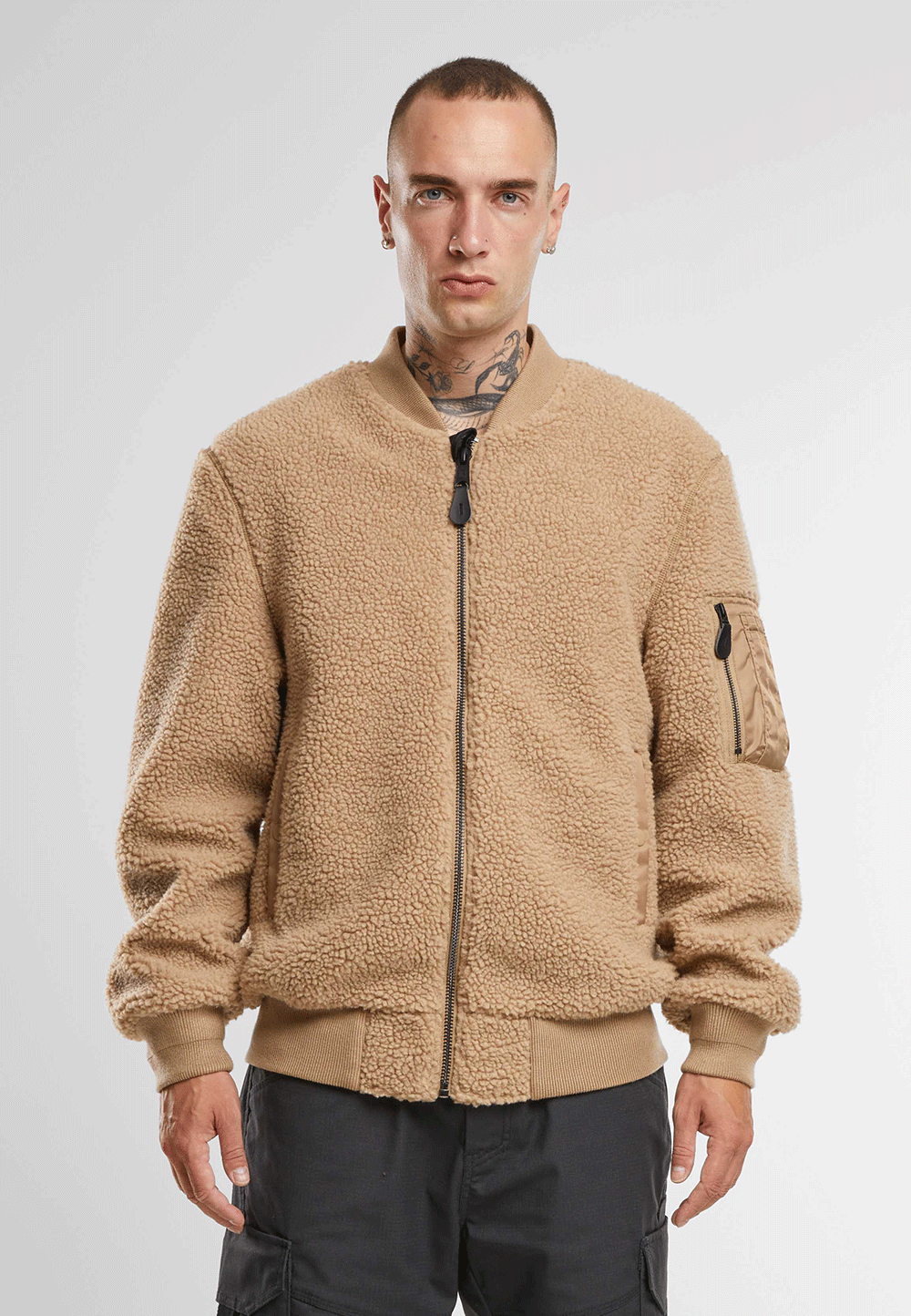 Brandit MA1 bunda Sherpa, camel