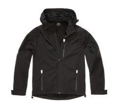 Brandit Hurricane softshelljacke, schwarz
