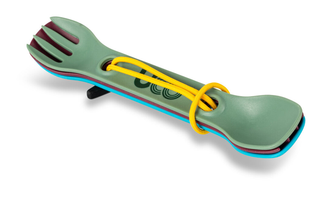 UCO Mini Mini Spork Besteck Set 3 Stück grün, lila, blau