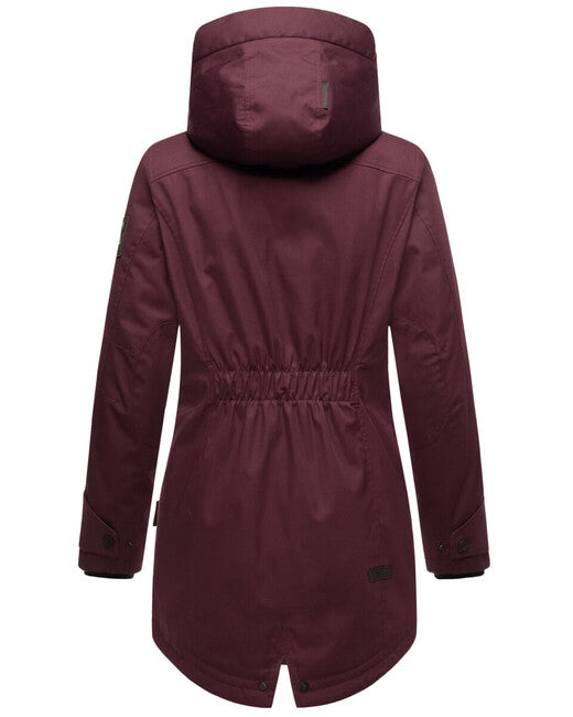 Navahoo BRINJAA damen-Softshell-Übergangsjacke, wein