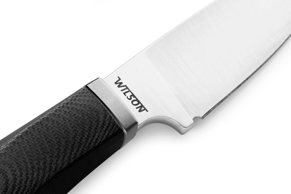 Lionsteel WILLY WL1 GBK Messer mit feststehender Klinge und schwarzem G10 Griff