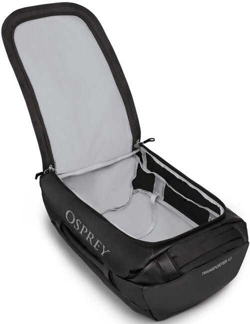 OSPREY TRANSPORTER 40, schwarz