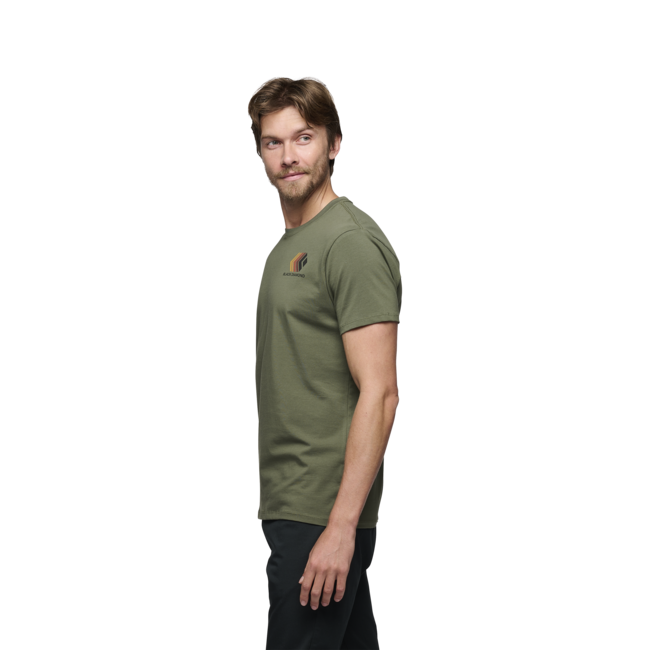 Black Diamond Faded herren kurzarm-T-shirt, tundra