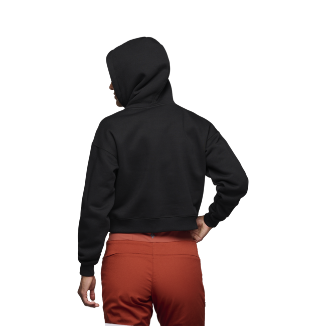 Black Diamond Crop Sweatshirt für damen, schwarz
