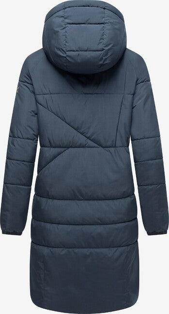 Navahoo Bliblablubb damen Winterjacke mit Kapuze, navy blau