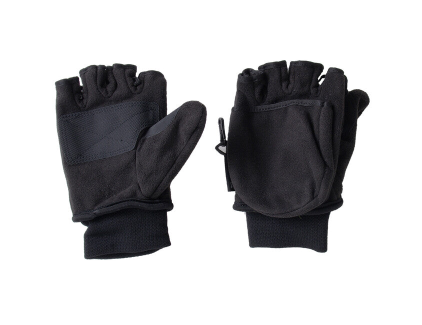 Front-open Gloves, Black