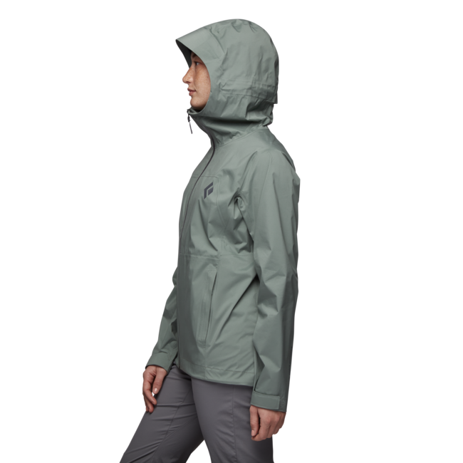 Black Diamond StormLine Stretch Rain Shell damen-Regenjacke, lorbeergrün