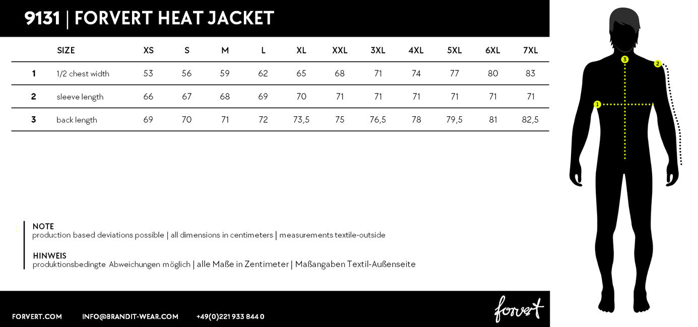 Brandit Forvert Heat jacket, schwarz