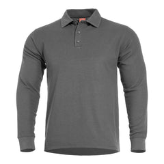 Pentagon Aniketos langes Poloshirt, grau