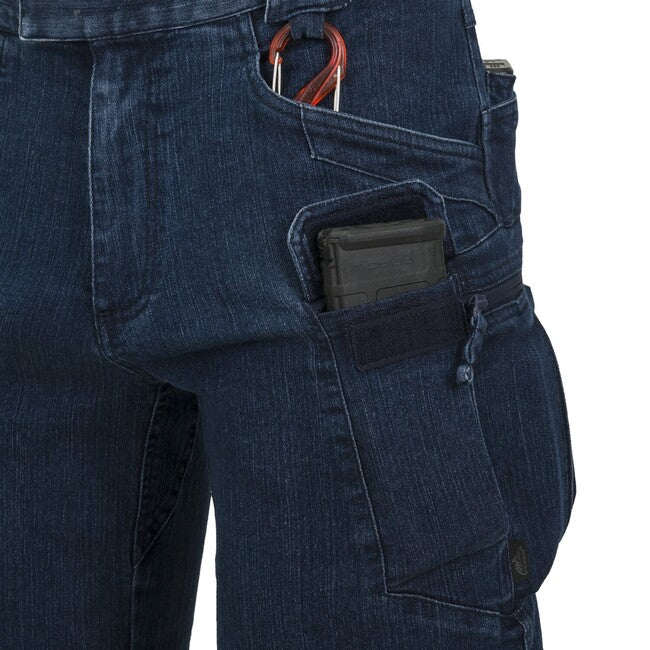 Helikon-Tex UTS kurze taktische shorts 11'' - Denim Stretch - Marineblau