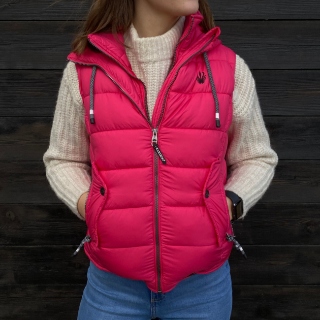 Navahoo KASSIDY damen Weste mit Kapuze, pink
