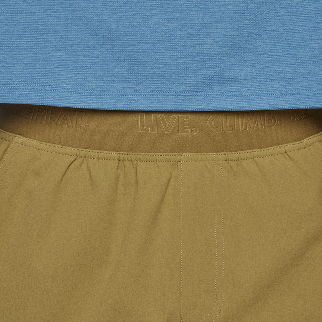 Black Diamond Sierra herren-shorts, dunkles curry