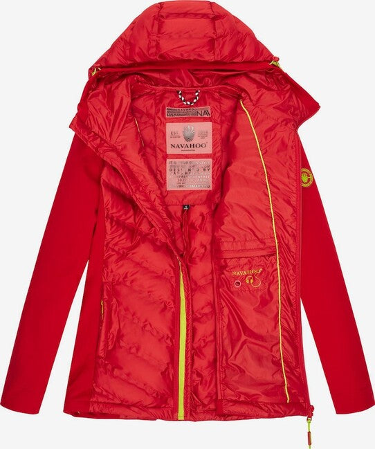 Navahoo NIMM MICH MIT damen Outdoorjacke, rot