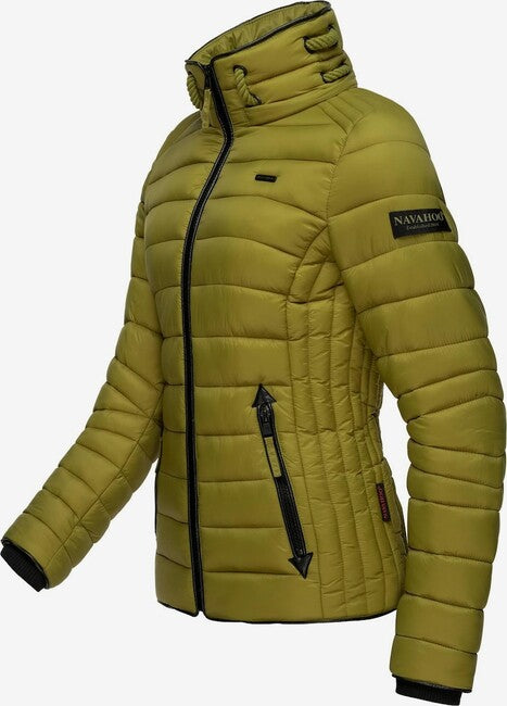 Navahoo Lulana damen Übergangsjacke mit Kapuze, moosgrün