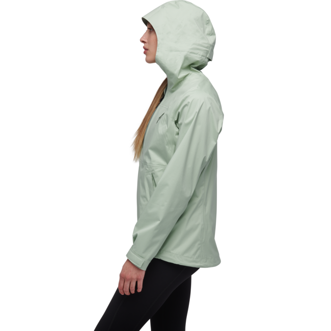 Black Diamond StormLine Stretch Anorak damen-Regenanorak, schaumgrün