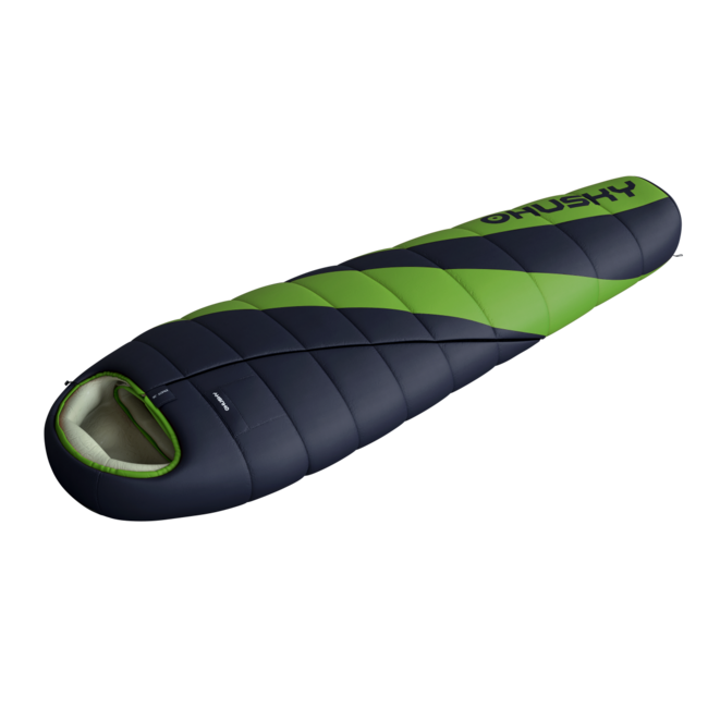 HUSKY Espace Synthetik Drei-Jahreszeiten-Schlafsack -5, grün
