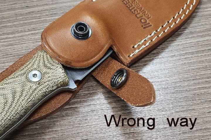 Lionsteel M3 CVN natürlichen Leinwand Griff. Jagddolch