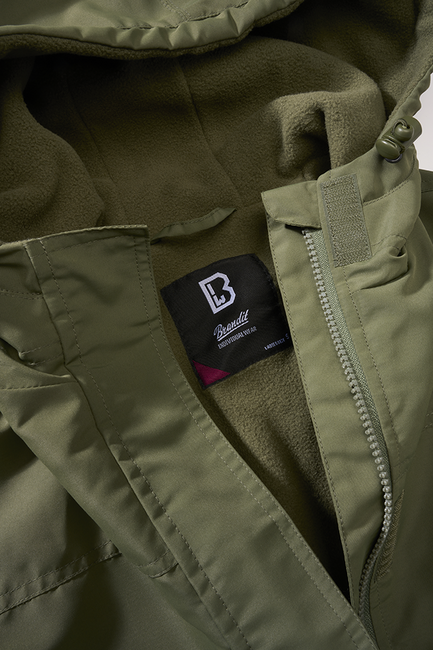 Brandit Windbreaker Frontzip- damen jacke, oliv