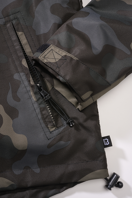 Brandit Windbreaker Frontzip damen Jacke, darkcamo