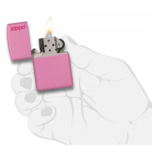Zippo Benzinfeuerzeug rosa matt