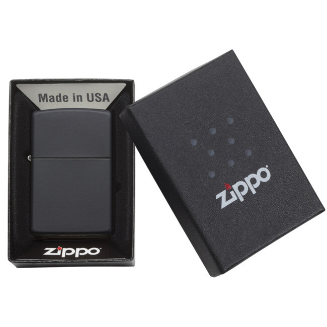 Zippo Benzinfeuerzeug schwarz-matt