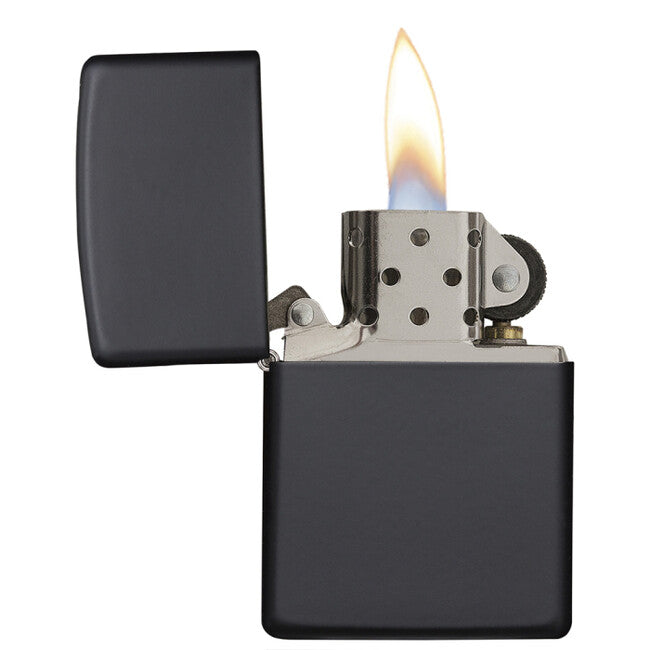 Zippo Benzinfeuerzeug schwarz-matt