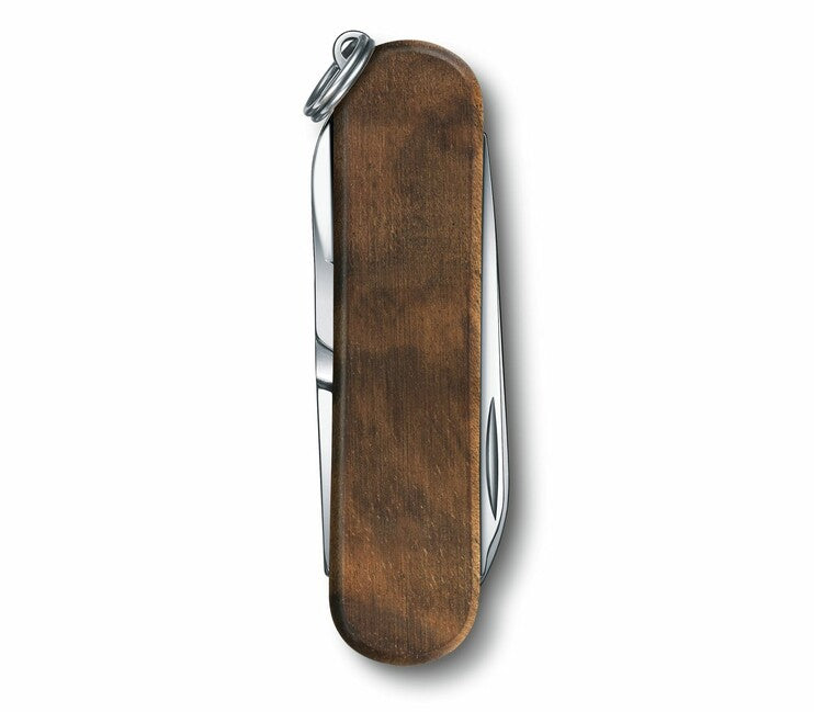 Victorinox Classic SD Wood multifunkčný nôž 58 mm, orechové drevo, 5 funkcií