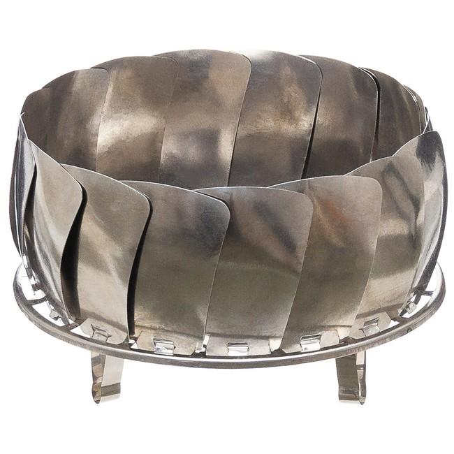 Fox Outdoor feuerfeste Schale aus Edelstahl, klappbar