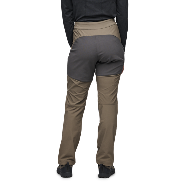 Black Diamond Alpine Hybrid damen-Hose, walnuss-anthrazit