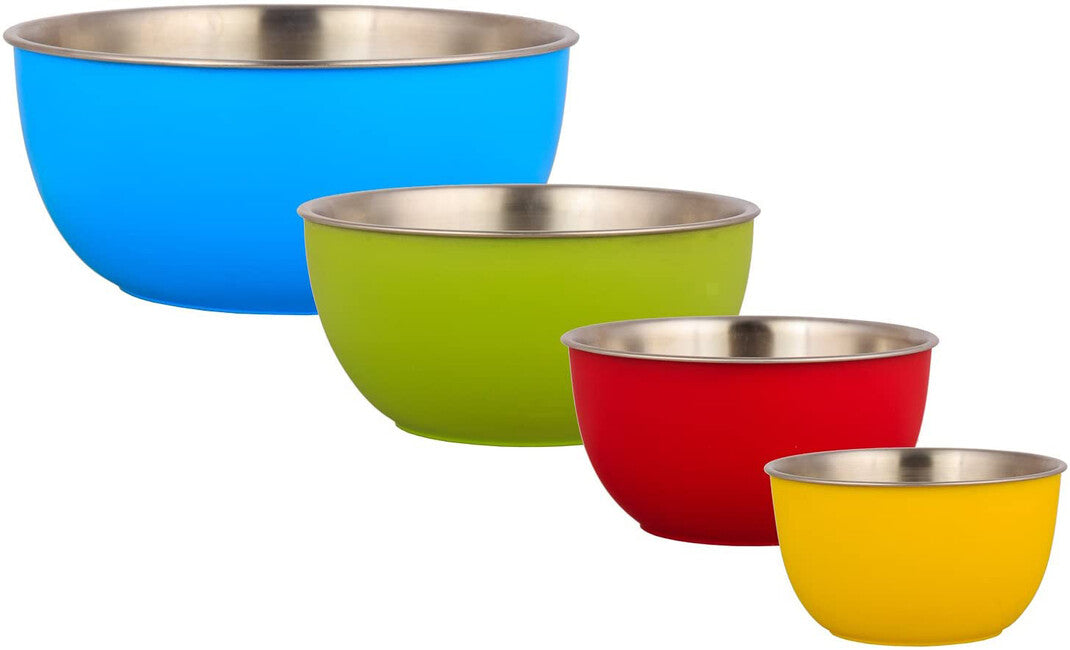 Origin Outdoors Schüssel-Set aus Edelstahl, 4 Teile