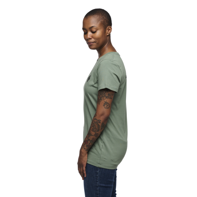 Black Diamond Ausrüstung für Alpinisten damen-Kurzarm-T-shirt, lorbeergrün