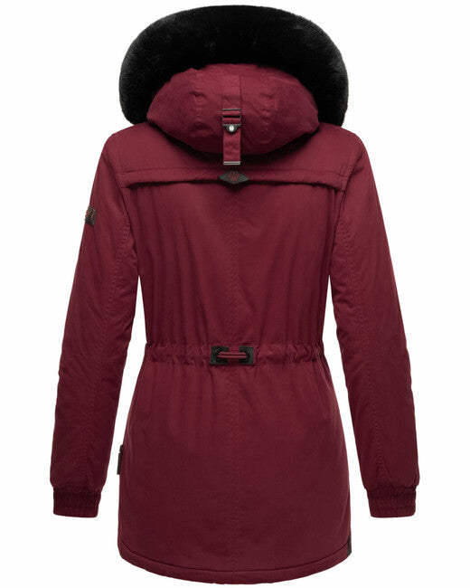 Navahoo Olessaa damen Winterjacke, bordeaux
