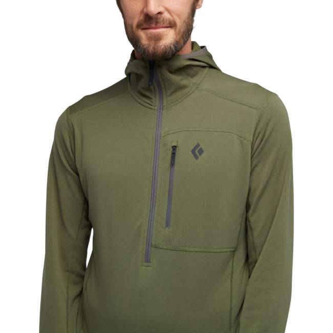 Black Diamond Coefficient herren Sweatshirt mit Reißverschluss, Tundra
