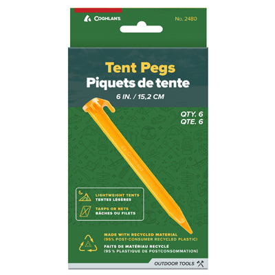 Coghlans Zeltheringe ABS 15 cm 6 Stück im Blister