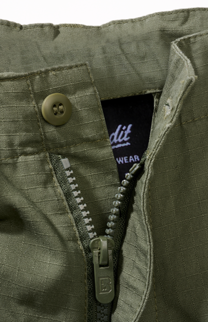 Brandit kinder BDU Ripstop Shorts, oliv