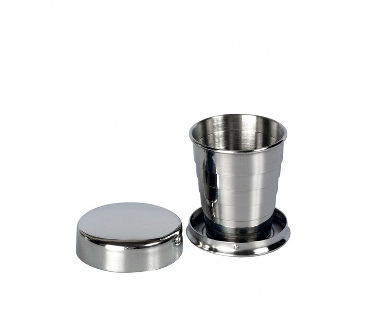 BasicNature Teleskopbecher 75 ml 5 Segmente